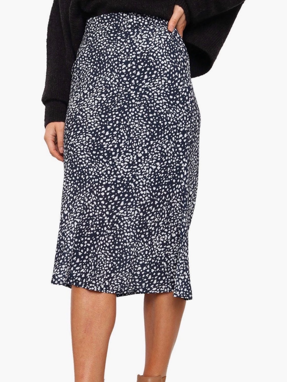 Petal & Pup Falco Midi Skirt - Navy